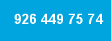926 449 75 74 926 449 75 74